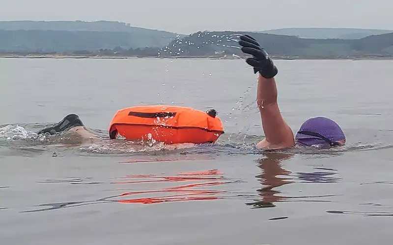 best tow float dry bag for open water swimming